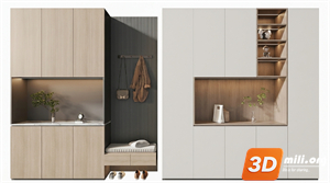 Shoe cabinet Skp Files